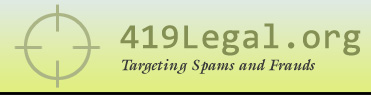 419-Legal Fraud and Scam Forum