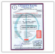 FakeDepositCertificate