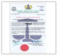 Forged Affidavit